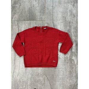 Gulliver Unisex Toddler Sweater Red Size 2T Cardigan Long Sleeve Zipper Back